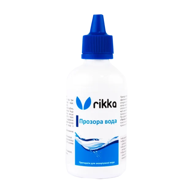 Средство Rikka Прозрачная вода, для ухода за водой в аквариуме, 100 мл (WT-151)