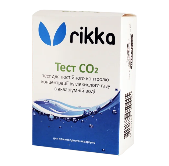 Тест Rikka СО2 + дропчекер, для постійного контролю концентрації СО2 у воді (T-107)