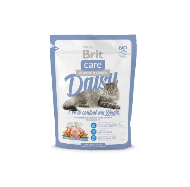 Сухий корм Brit Care Cat Daisy I have to control my Weigh, для кішок з надмірною вагою, 0.4 кг