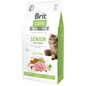 Сухий корм Brit Care Cat GF Senior Weight Control, для дорослих котів, 7 кг