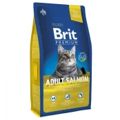 Сухий корм Brit Premium Cat Adult Salmon, для кішок, 8 кг