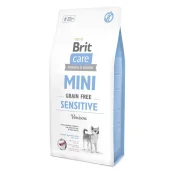 Сухой корм Brit Care GF Mini Sensitive, для собак малых пород с чувствительным пищеварением, 7 кг