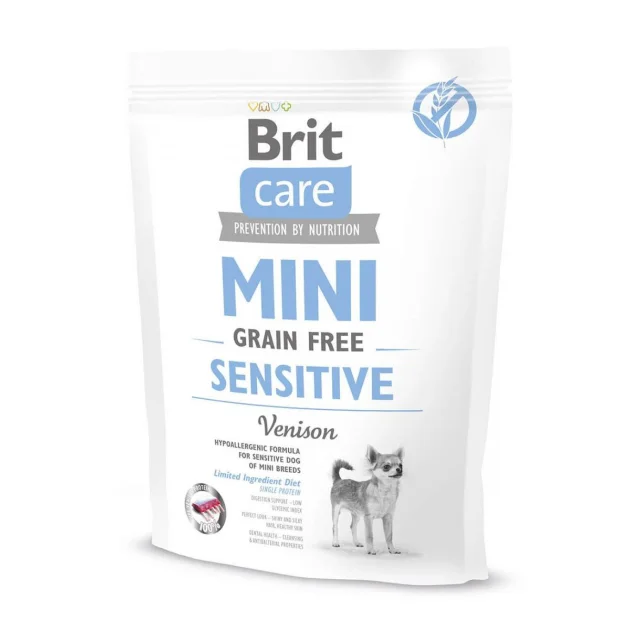 Сухий корм Brit Care GF Mini Sensitive, для собак малих порід з чутливим травленням, 0.4 кг