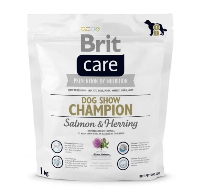 Сухий корм Brit Care Dog Show Champion, для виставкових собак, 1 кг