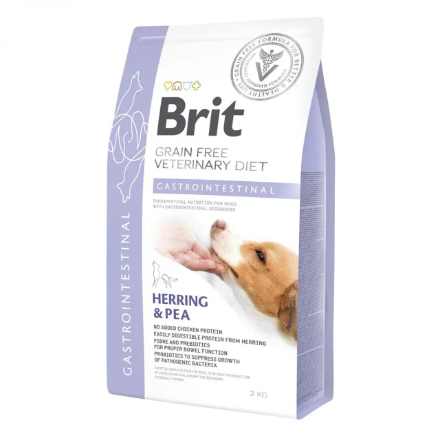 Сухий корм Brit GF VetDiets Dog Gastrointestinal, при порушеннях травлення, для собак, 2 кг