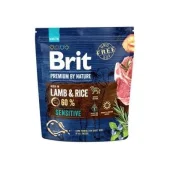 Сухой корм Brit Premium Dog Sensitive Lamb, для собак, 1 кг