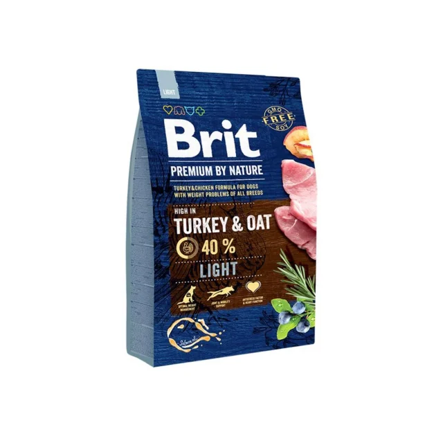 Сухий корм Brit Premium Dog Light, для собак, 3 кг