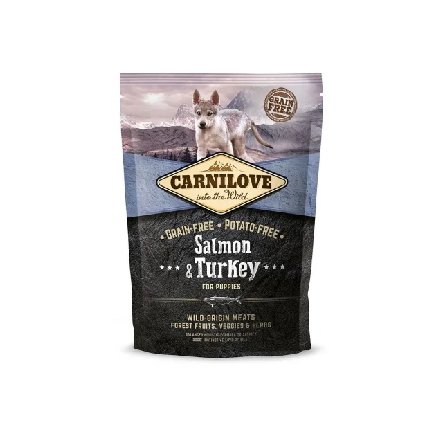 Сухий корм Carnilove Puppy Salmon & Turkey, для цуценят, з лососем та індичкою, 1.5 кг