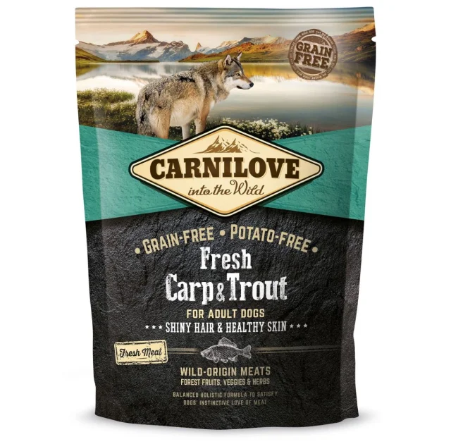 Сухий корм Carnilove Fresh Carp & Trout for Adult dogs, для собак, 1.5 кг