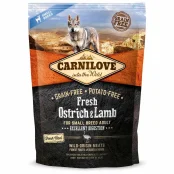 Сухой корм Carnilove Fresh Ostrich & Lamb for Small Breed Dogs, для собак, 1.5 кг