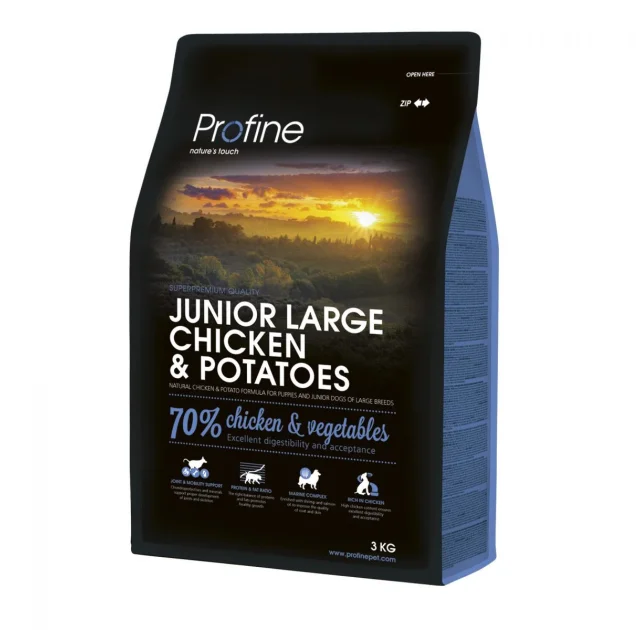 Сухий корм Profine Junior Large Breed, для цуценят великих порід, з куркою, 3 кг