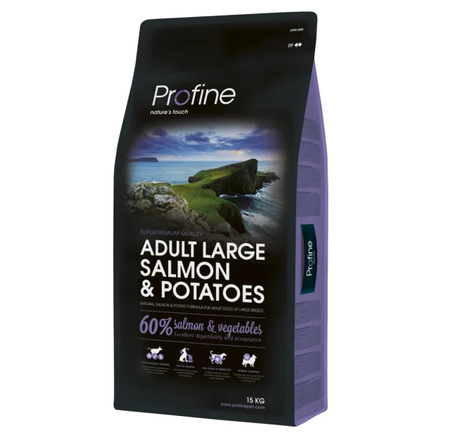 Сухий корм Profine Adult Large Breed Salmon, для собак великих порід, 15 кг