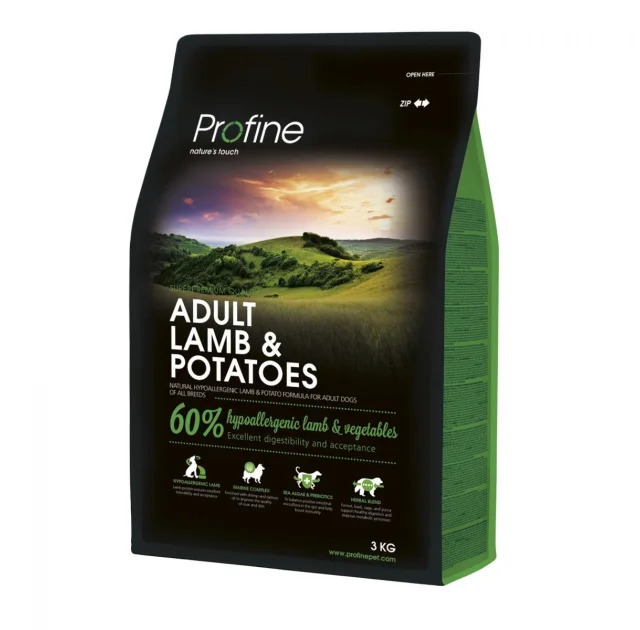 Сухий корм Profine Adult Lamb, для собак, з ягням, 3 кг