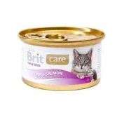 Консерва Brit Care Cat, для кішок, тунець і лосось, 80 г