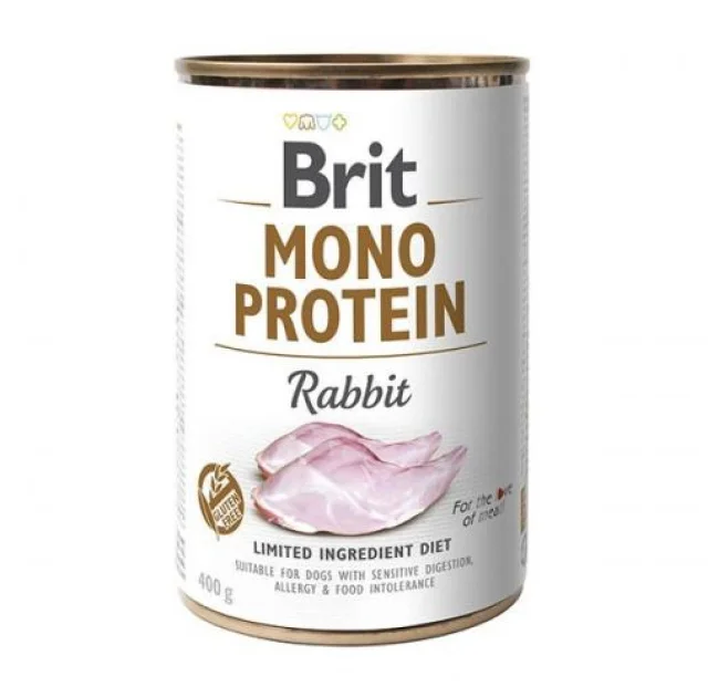 Консерва Brit Mono Protein Dog, для собак, з кроликом, 400 г