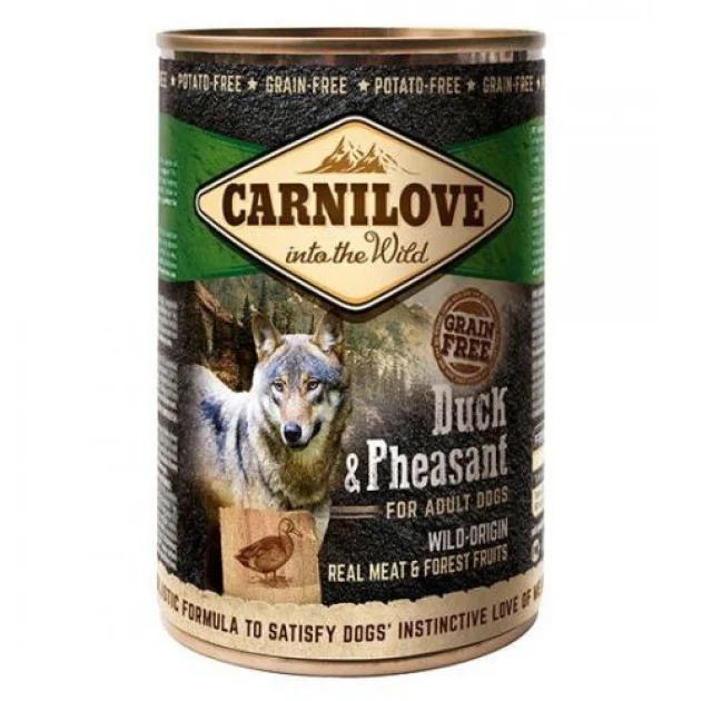 Консерва Carnilove Dog, для собак, з качкою і фазаном, 400 г
