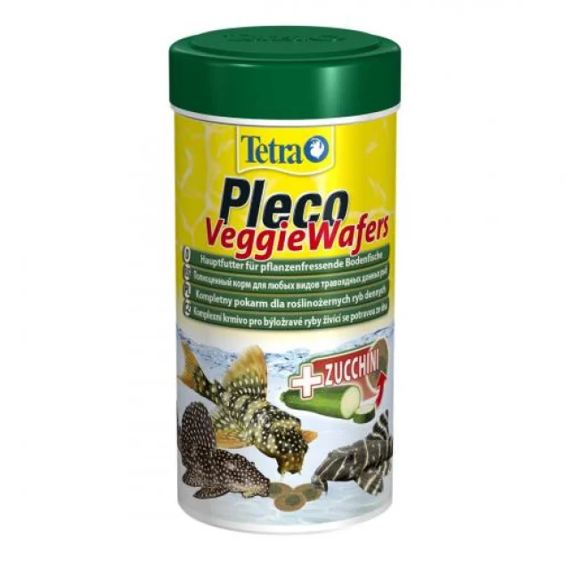 Корм Tetra PLECO Veggie Wafers для травоядных рыб, 100 мл