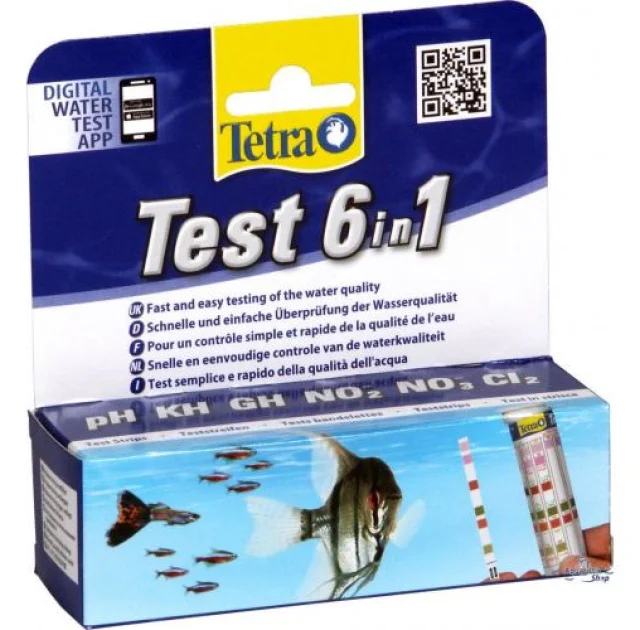 Тест води в акваріумі Tetra Test 6 in1