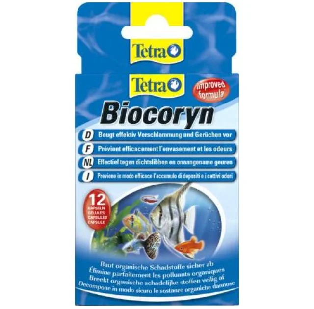 Средство для разложения органики, Tetra Aqua Biocoryn, 12 капсул
