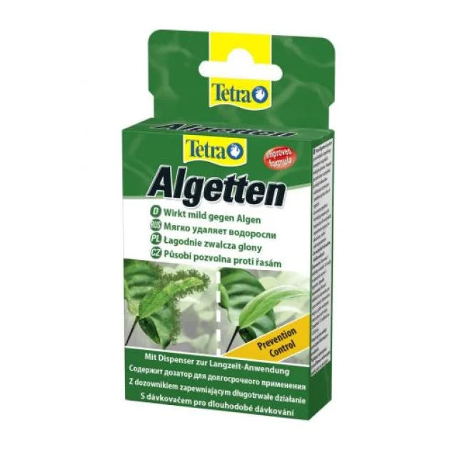 Засіб проти водоростей Tetra Algetten, 12 таблеток на 120 л