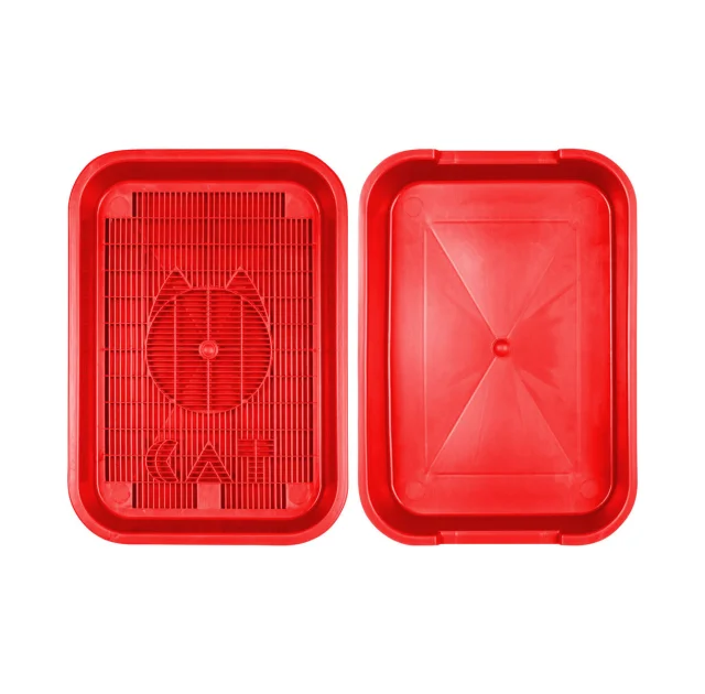 Туалет CAT для кошек, под наполнитель, пластик, 35×25×5 см