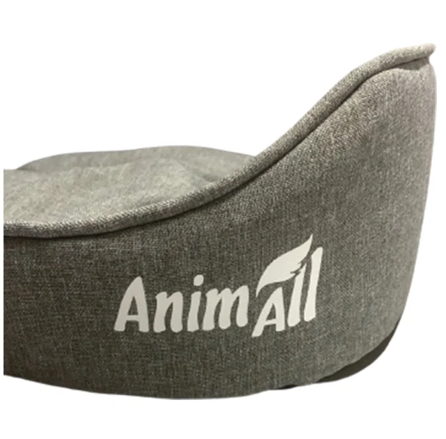 Лежанка AnimAll Aurora Grey Print, серый, 46×35×15