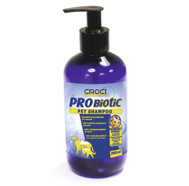 Шампунь Croci Probiotic для нейтралізації запахів, для собак і котів, 250 мл