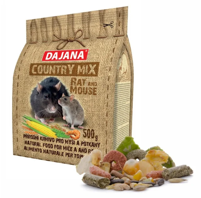 Корм Dajana Pet Country Mix Rat & Mouse для декоративных крыс, мышей, 500 г