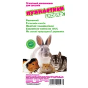 Деревний наповнювач Пухнастики для гризунів, 500 г, 6 л