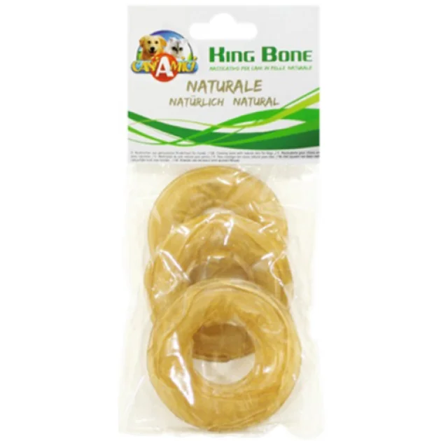 Ласощі жилаве Croci King Bone для собак, кільце, 13 см, 70 г, 2 шт / уп, ціна за упаковку