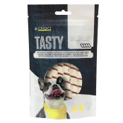 Лакомство витой стик Croci Tasty для собак, утка с треской, 80 г, 12 пач./уп, цена за пачку
