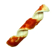 Лакомство барбекю Croci Bbq Party, для собак, витой твист с уткой 15 см, 30 г, цена за 1 шт