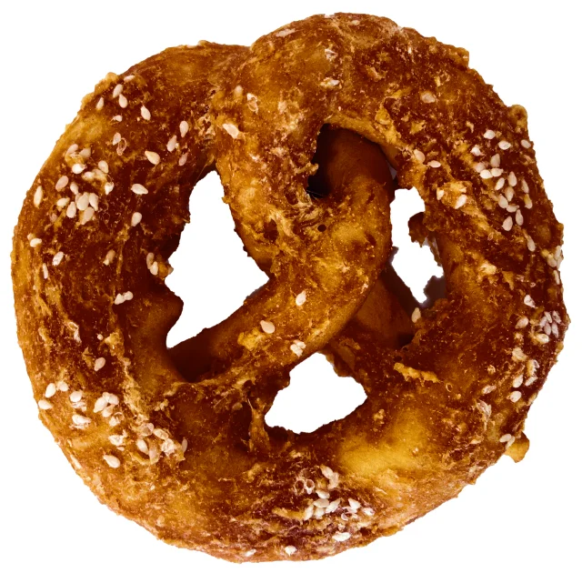 Ласощі кренделек Croci Bekery, для собак, з куркою, 19 см, 190 г, ціна за 1 шт