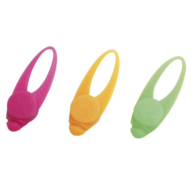 LED брелок на нашийник Croci Twinkle, для собак, силікон, кольори в асортименті, 8.5×2×1.6 см, ціна за 1 шт
