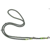 Повідець тренувальний Croci Hiking Endurance, для собак, плетений, зелений, нейлон, 1×2 м