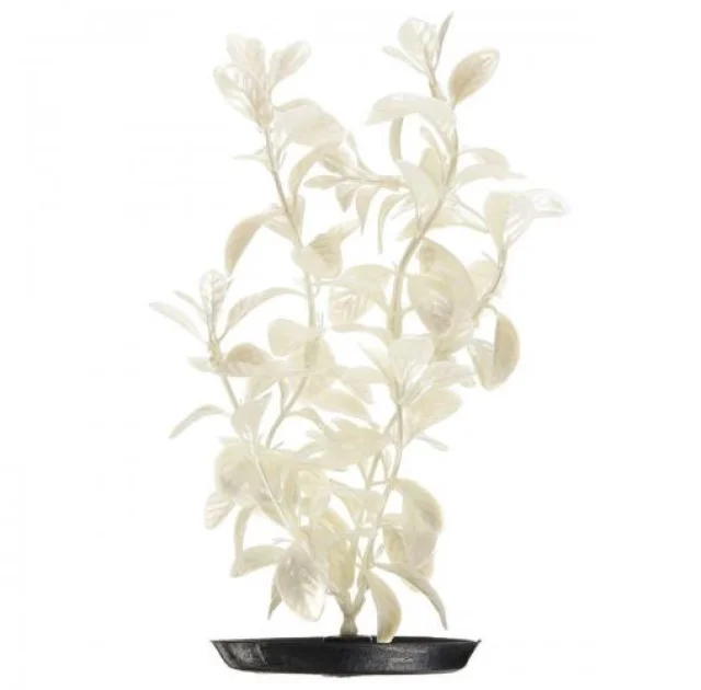 Декорация Hagen Red Ludwigia White Pearl, растение пластиковое, 20 см