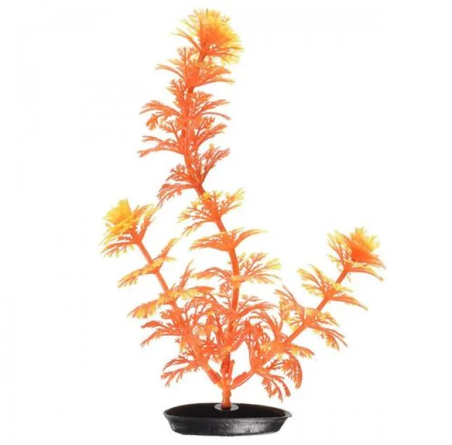 Декорація Hagen Ambulia Orange-Yellow, рослина пластикове, 13 см