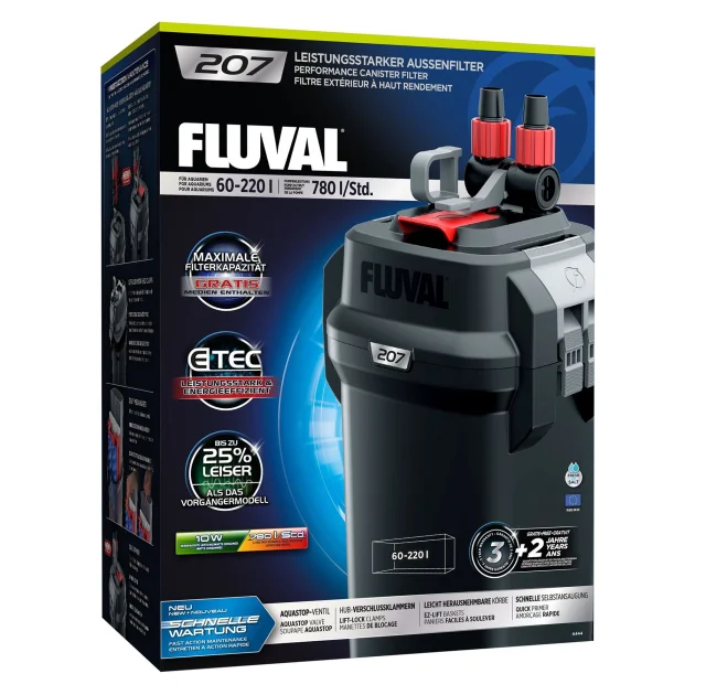 Внешний фильтр Hagen Fluval 207 для аквариума до 60-220 л
