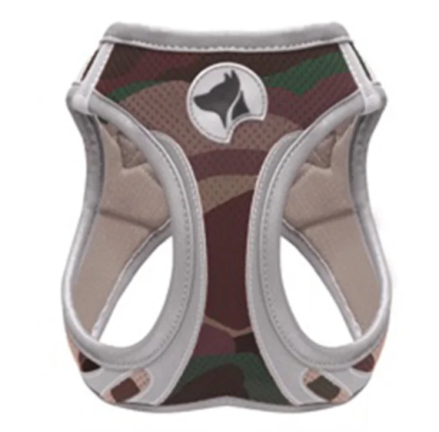 Шлея Croci Hiking Reflective для собак, милитари, нейлон, размер L, 46-53 см