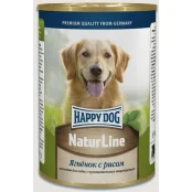 Консерва Happy Dog NaturLine Dose 100% Lamm для собак, с ягненком и рисом, 400 г