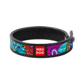 Браслет WAUDOG Design,  с рисунком "Лето", ширина 15 мм, длина 21-23 см, черный