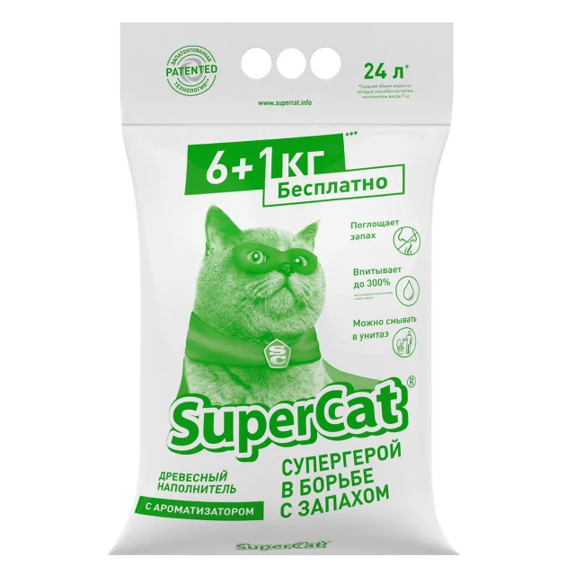 Наполнитель Collar Super Cat, для кошек, 7 кг