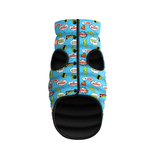 Курточка WAUDOG, для собак, с рисунком "Лига справедливости",  размер XS22, голубой