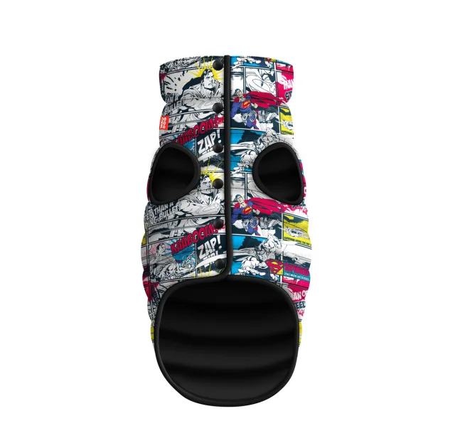 Курточка WAUDOG, для собак, с рисунком "Супермен комикс",  размер S30