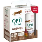 Набір сухого корму Optimeal для дорослих котів, беззерновой, з качкою і овочами, 650+650 г