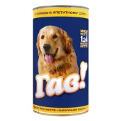 Консерва Гав для собак, с курицей в аппетитном соусе, 1.24 кг