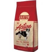 Сухой корм Araton Active All Breeds для активных собак, с птицей, 15 кг