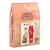 Сухий беззерновой корм Home Food для котів, гіпоалергенний, з качиним філе і грушею, 1.6 кг