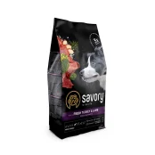 Сухой корм для собак средних пород Savory, со свежим мясом индейки и ягненка, 3 кг