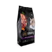 Сухий корм для стерилізованих котів Savory, зі свіжим м’ясом ягняти та курки, 2 кг